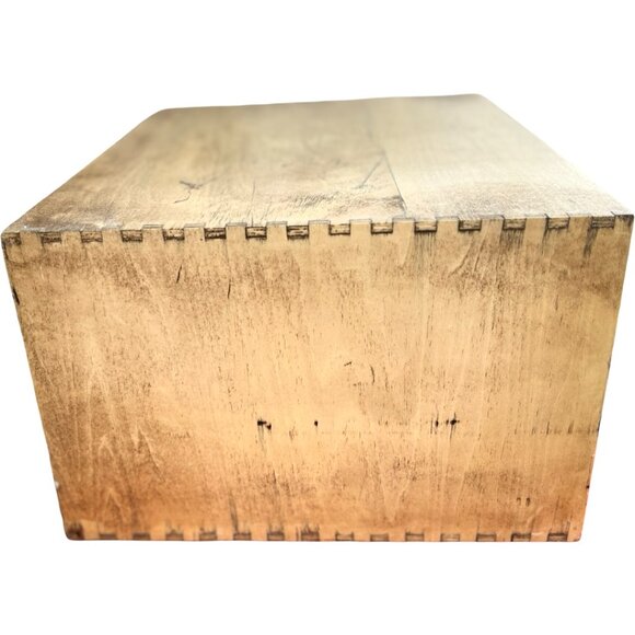 IKEA FIRA Wooden Drawer Organizer – Rustic Stained 2-Drawer Storage Cabinet (Dis - Picture 4 of 10